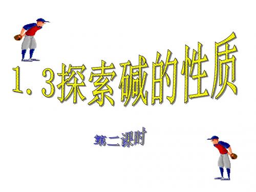科学：1.3《日重要的碱》(第2课时)课件(华师大九上)(1)