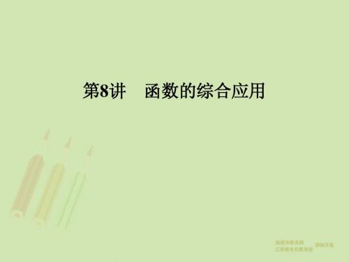 第8讲函数的综合应用