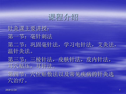  毫针法PPT课件