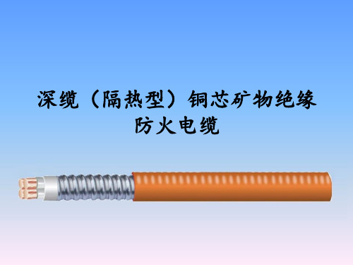 深缆矿物绝缘电缆