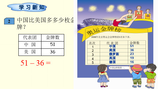 人教版(二上)数学课件-退位减