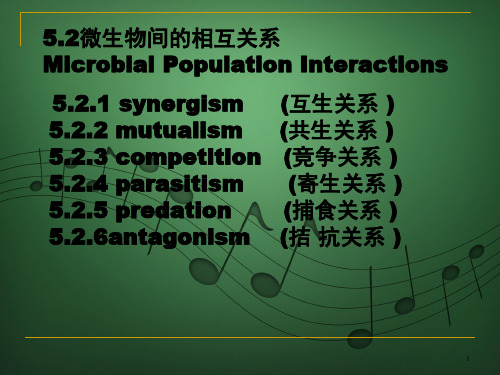 微生物间相互关系Microbial