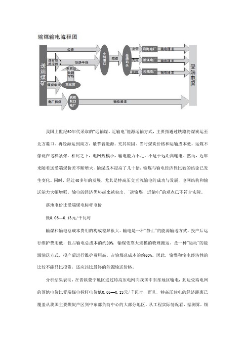 输煤输电并举显著提升能源利用效率