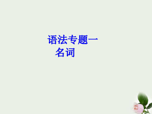 名词专题