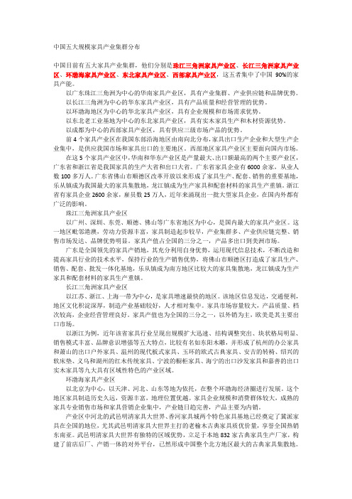 各行各业产业带