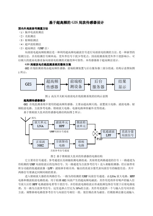 基于超高频的GIS局放传感器设计
