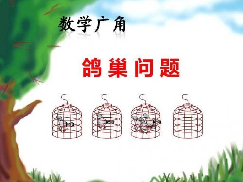 人教版小学数学六年级下册《鸽巢问题》课件