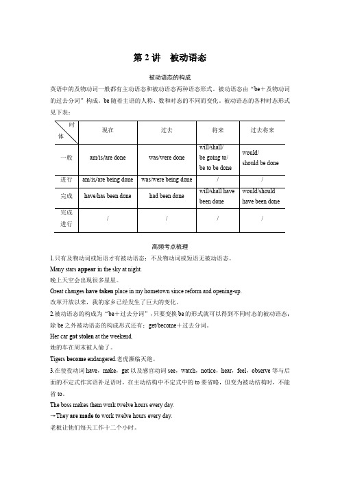 2020版新高考英语考前保分训练江苏版(课件+讲义) 专题一 第5节 第2讲