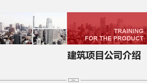 建筑项目公司介绍PPT课件