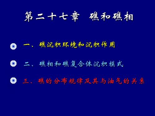 27礁和礁相-精选文档