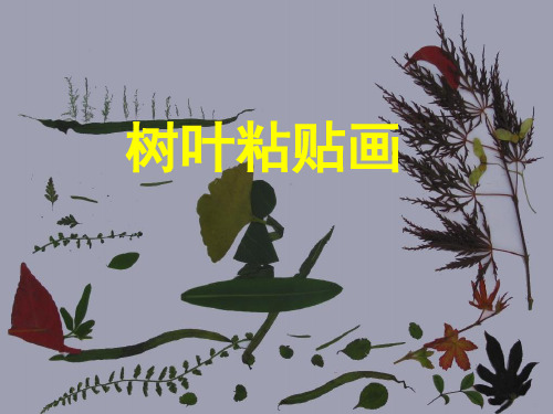 幼儿园中班美术《树叶变变变》PPT课件