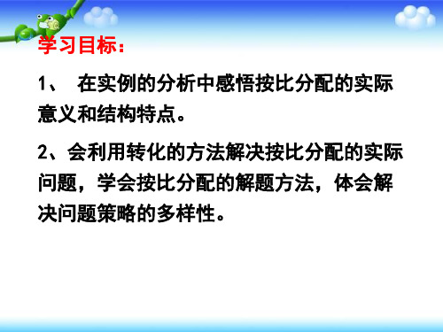 【精】按比分配课件PPT全面版