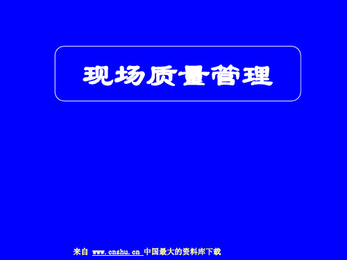 OBA现场质量管理(ppt83)