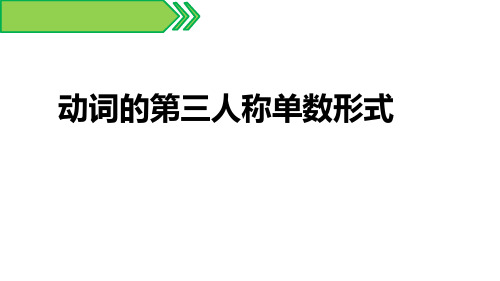 新人教(PEP)版六年级英语下册《动词的第三人称单数形式》公开课课件_19