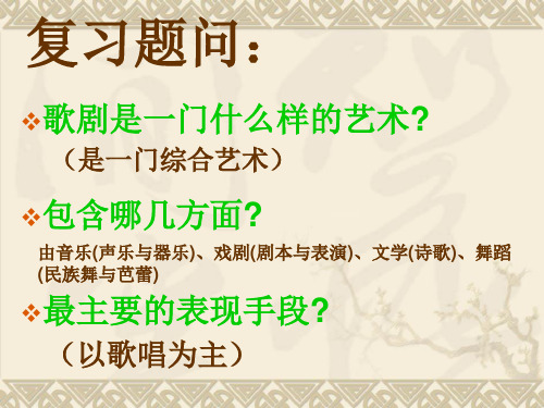 歌剧世界《卡门序曲》饮酒歌 成品ppt