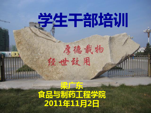 高校学生干部培训教程