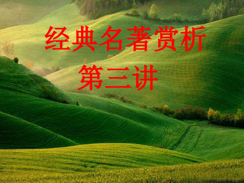 经典名著赏析第三讲：《死水微澜》(2)