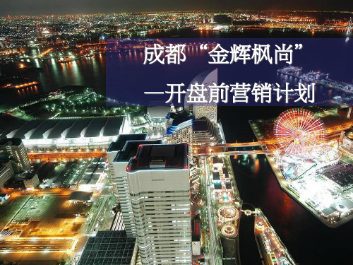 开盘前整体工作计划