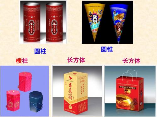 立体图形的侧面展开图