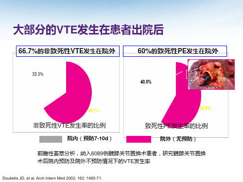 骨科大手术后抗凝时限与肺栓塞防治ppt课件