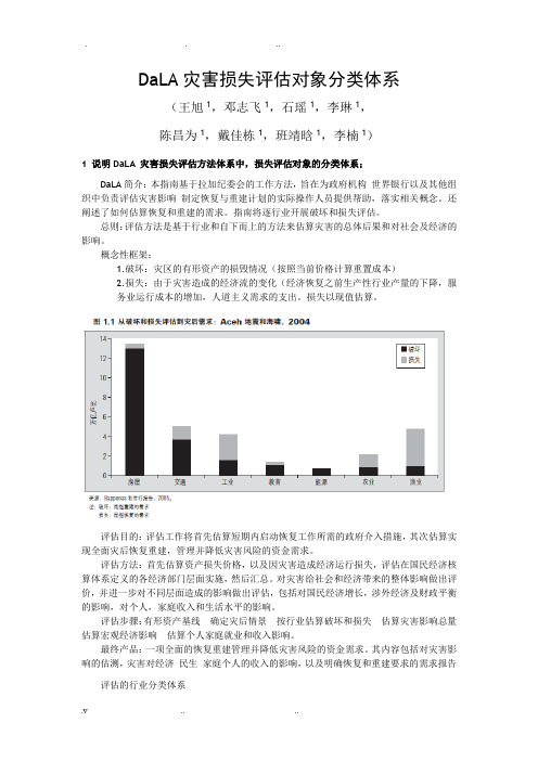 DaLA灾害损失评估方法体系报告