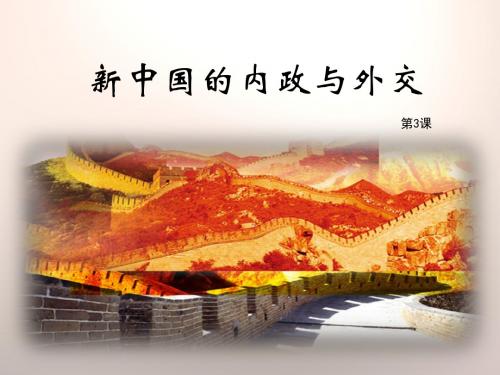 【初中历史】新中国的内政与外交PPT课件9