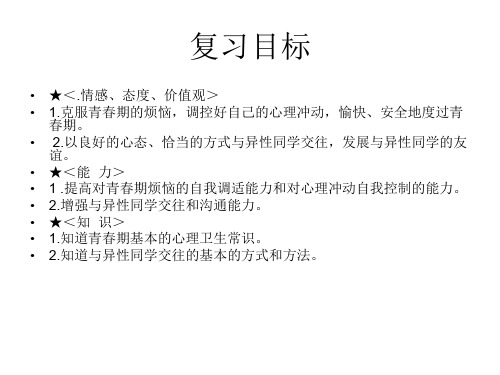 七年级政治青春的脚步青春的气息