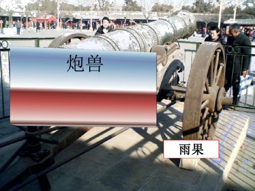 炮兽ppt实用课件27