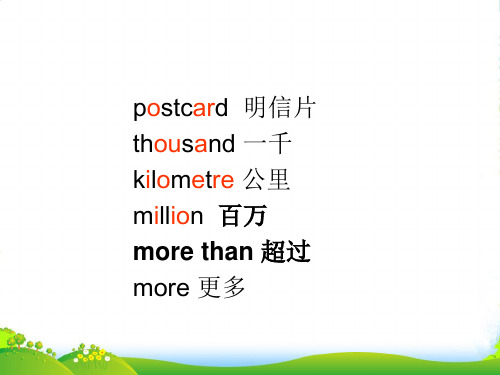 新外研版六年级英语上册M1U2 It's in the west课件