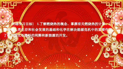 高中化学 第一章 化学反应与能量 第二节 燃烧热能源课件高二选修4化学课件
