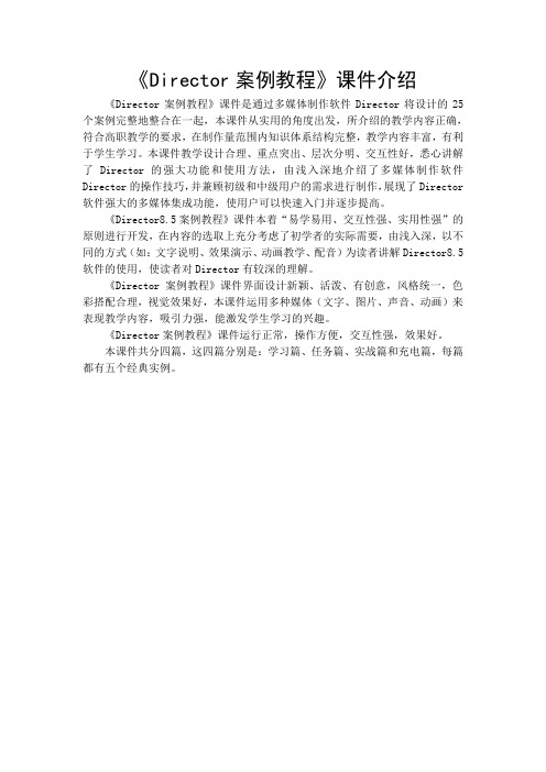 director教程