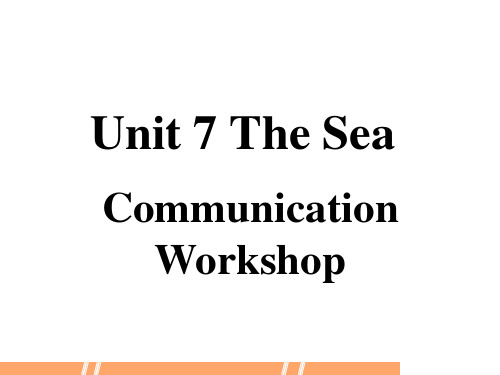 北师大版高一英语必修3_Unit7_Communication_Workshop精品课件