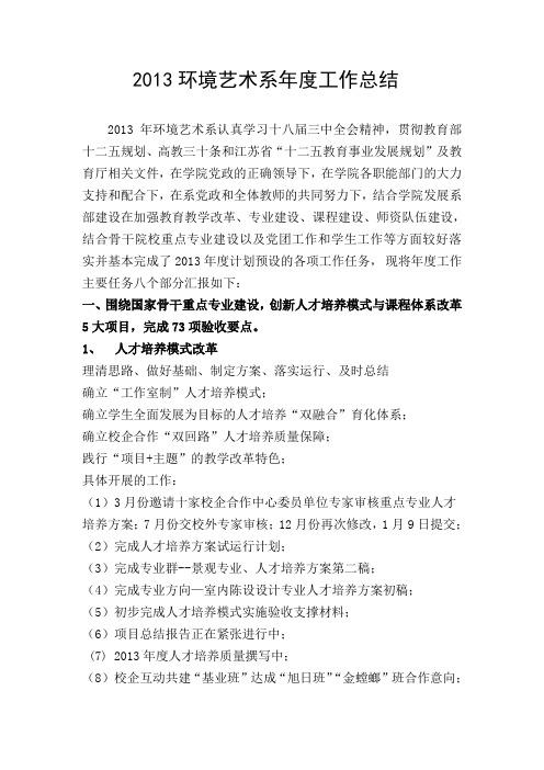 2013年工作总结