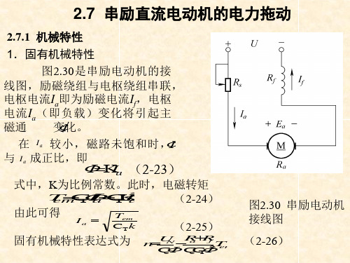 串励直流电动机原理讲解
