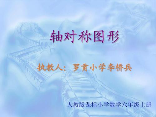 人教版小学数学六年级上册《圆的对称性》