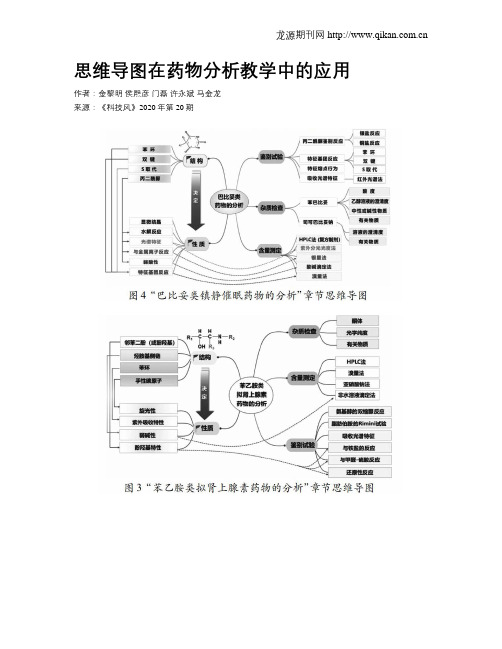 思维导图在药物分析教学中的应用