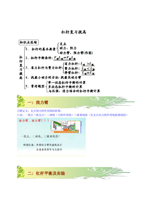 2_杠杆知识点与常考题 (1)