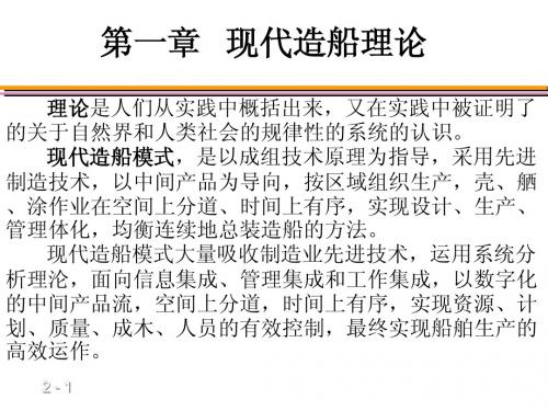 第一章现代造船理论