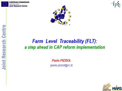 欧盟关于可追溯性Traceability方面的讲座04ppjrcflt讲义资料