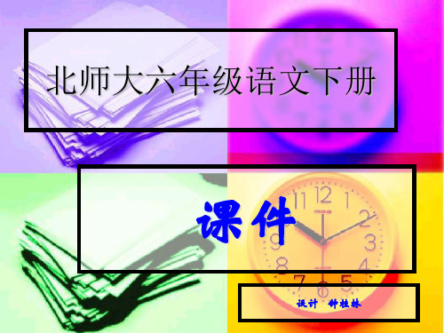 北师大六年级语文下册 全册课件PPT 共计1003页