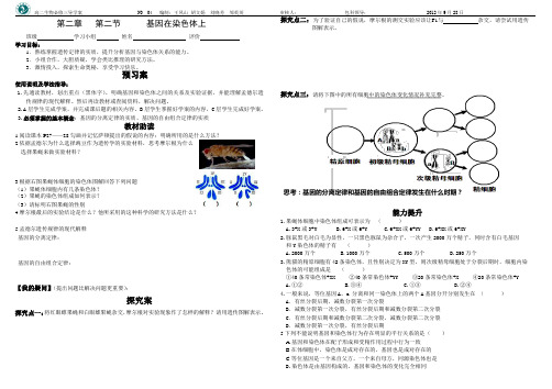 04基因在染色体上导学案