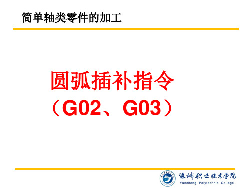 圆弧插补指令G0G03