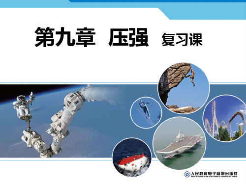 新人教版八年级物理下册 第九章 压强 复习课件 (共27张PPT)