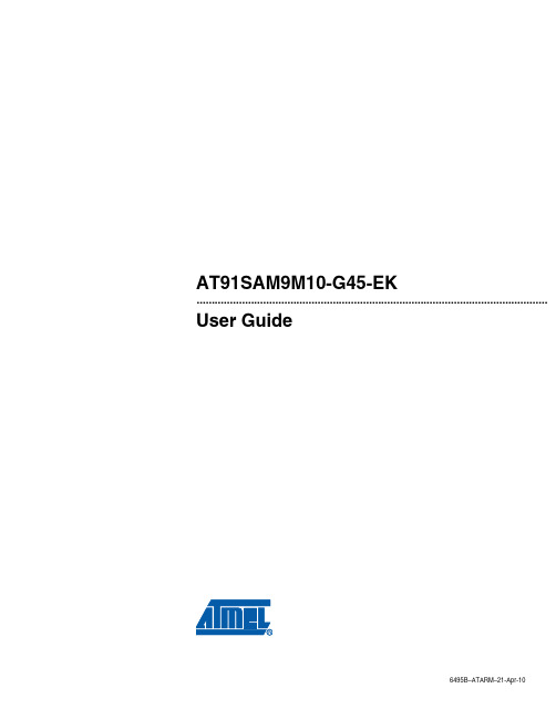 doc6495 -- AT91SAM9M10-G45-EK User Guide