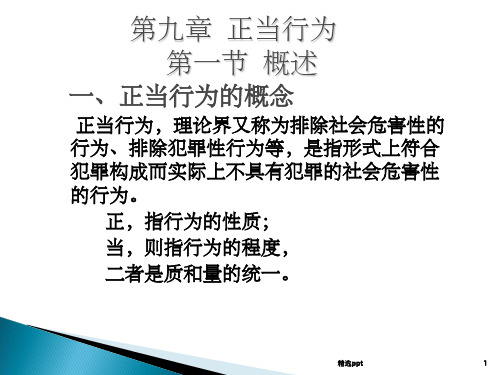 《正当行为》PPT课件