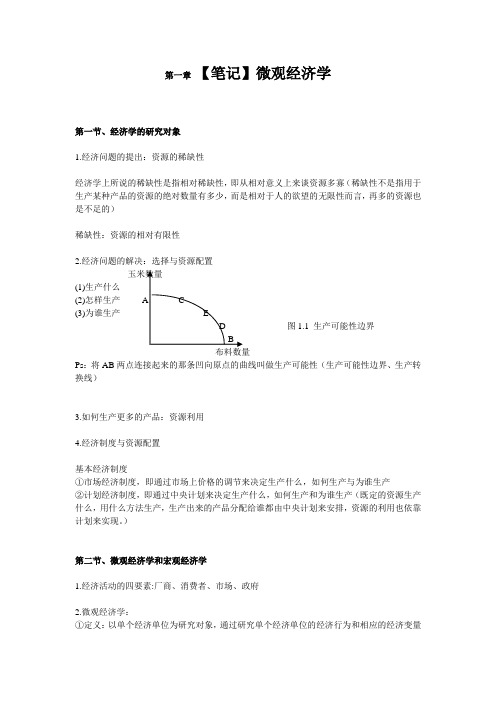 【笔记】微观经济学