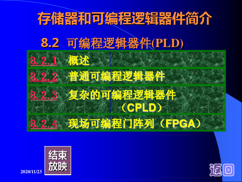 存储器和可编程逻辑器件简介PPT课件