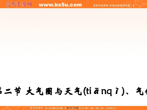 山东省沂水县第一中学鲁教版高中地理必修一课件大气圈与天气气候