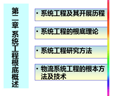 《系统工程基础概述》幻灯片PPT