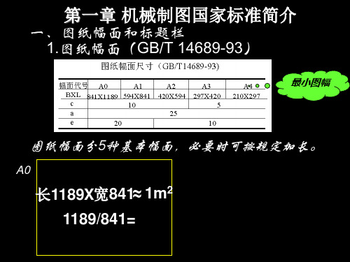 机械制图第一章 机械制图国家标准简介